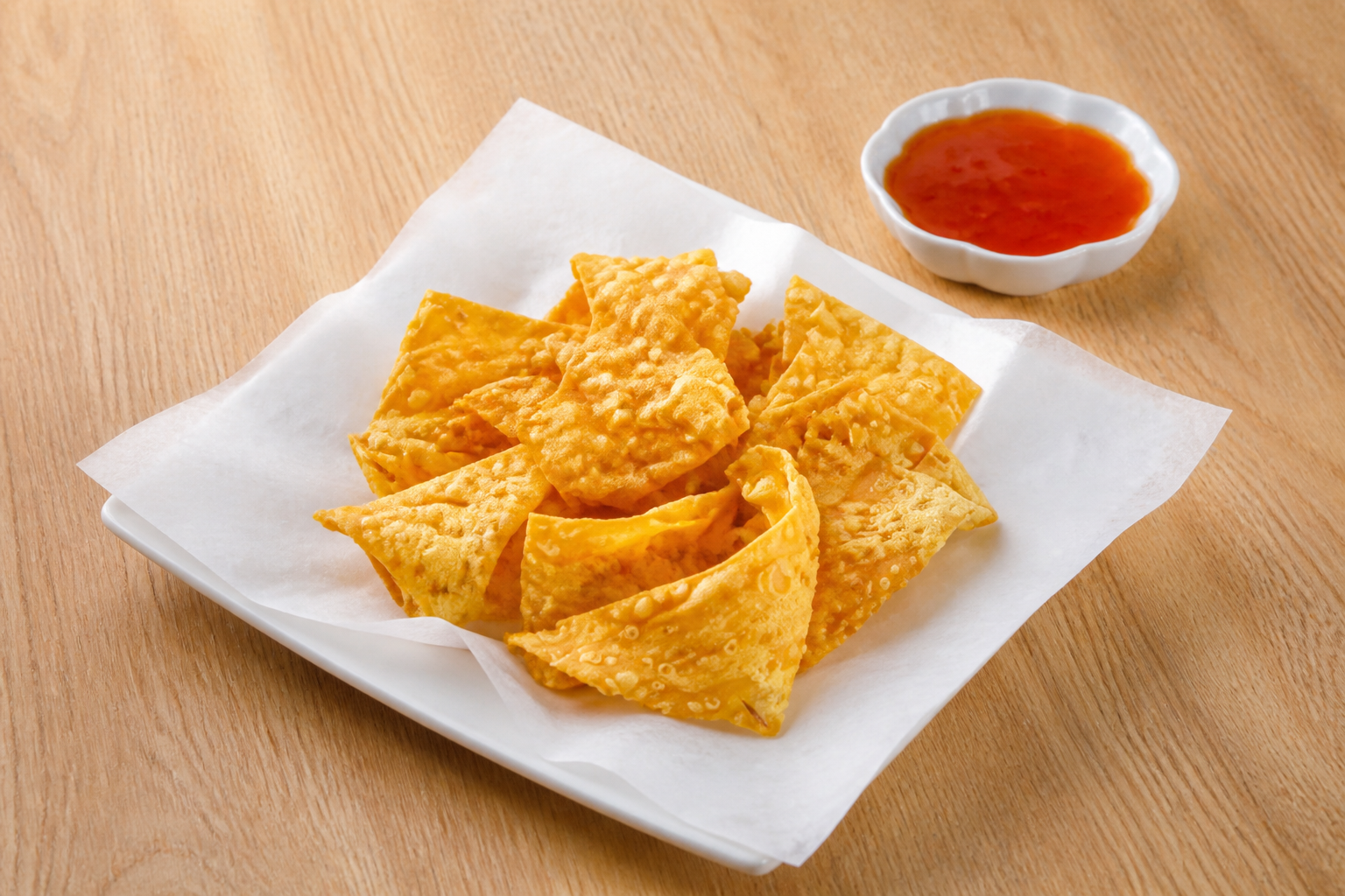 Deep-fried wontons